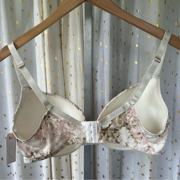 Danskin Intimates NWT Full Figure Floral Lightly Padded Bra Lingerie 40D - Picture 3 of 6